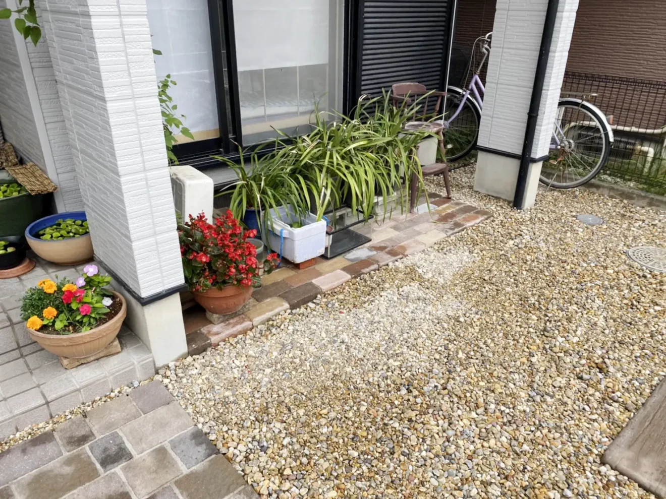 写真：リフォーム後の住宅周り - 福田造園の施工事例（愛知県岡崎市）