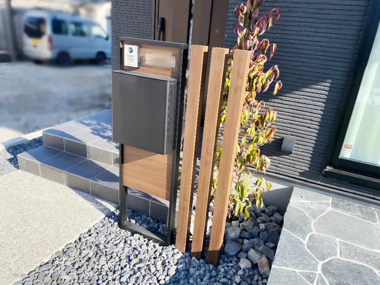 写真：門塀周り