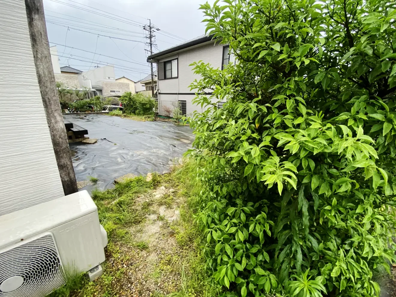 写真：リフォーム前の庭 - 福田造園の施工事例（愛知県日進市）