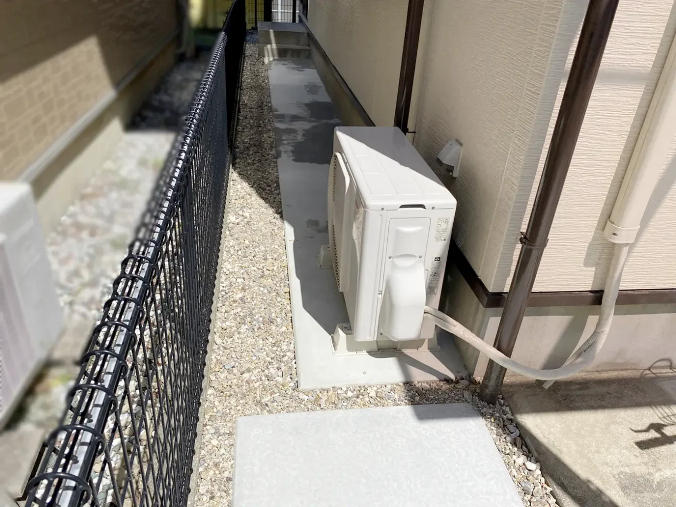 写真：住宅周りの土間コンクリート施工 - 福田造園の施工事例（愛知県豊田市）