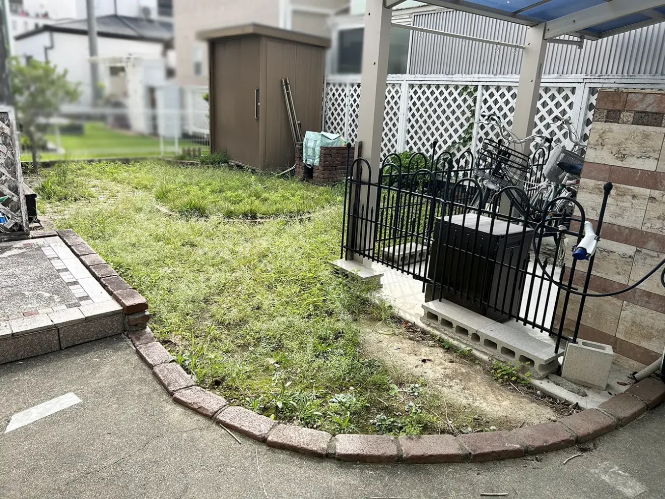 写真：リフォーム前の庭02 - 福田造園の施工事例（愛知県名古屋市）