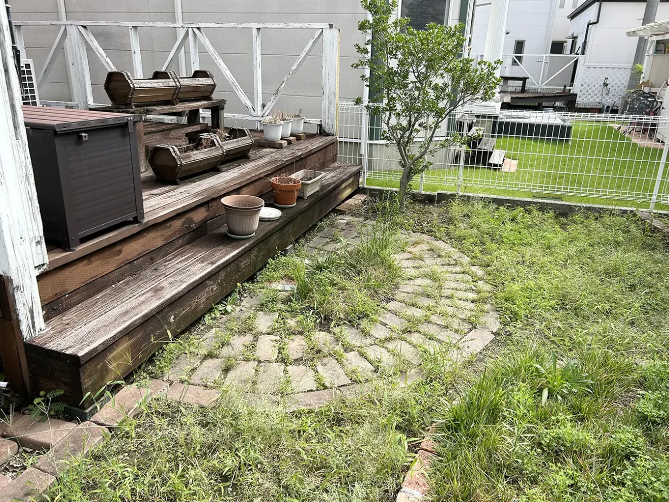 写真：リフォーム前の庭01 - 福田造園の施工事例（愛知県名古屋市）