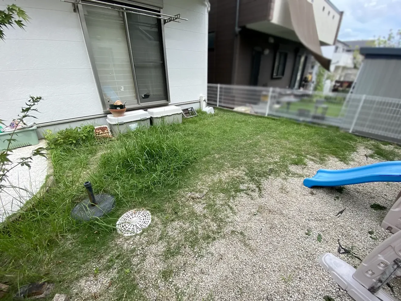 写真：リフォーム前の庭 - 福田造園の施工事例（愛知県岡崎市）