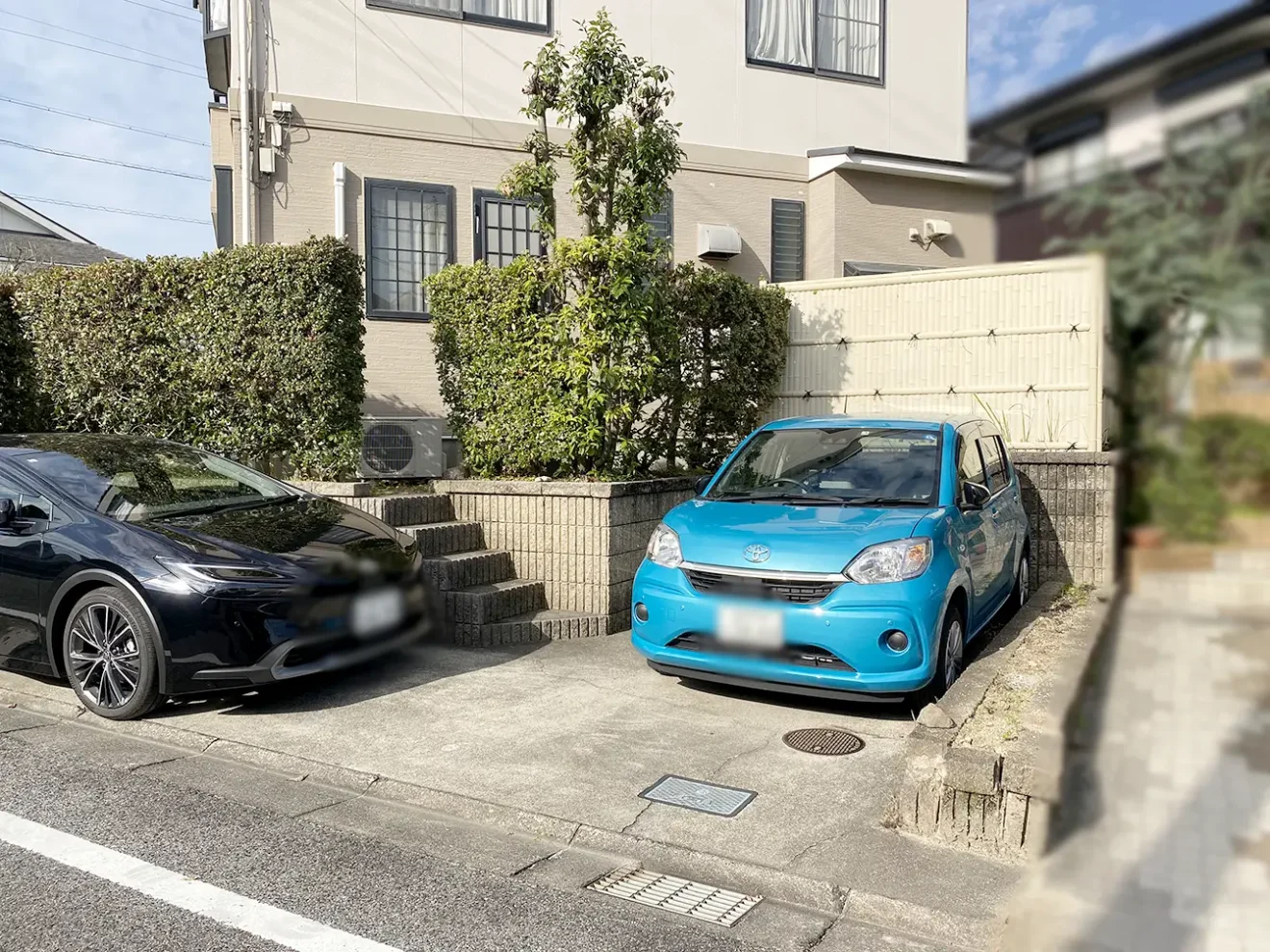 写真：カーポート施工前