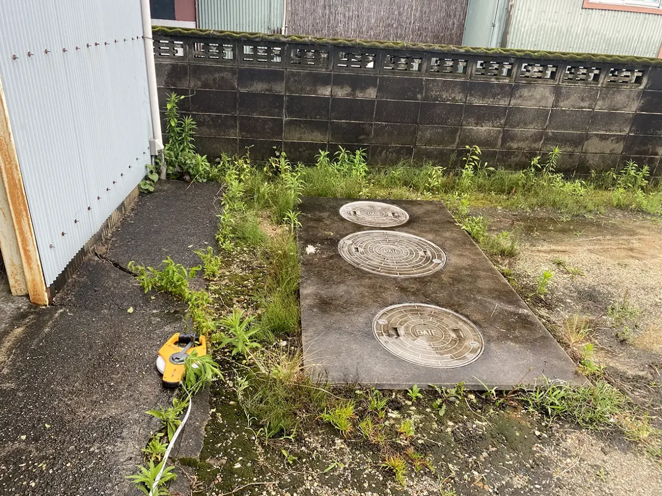 写真：リフォーム前の駐車場03 - 福田造園の施工事例（愛知県豊田市）