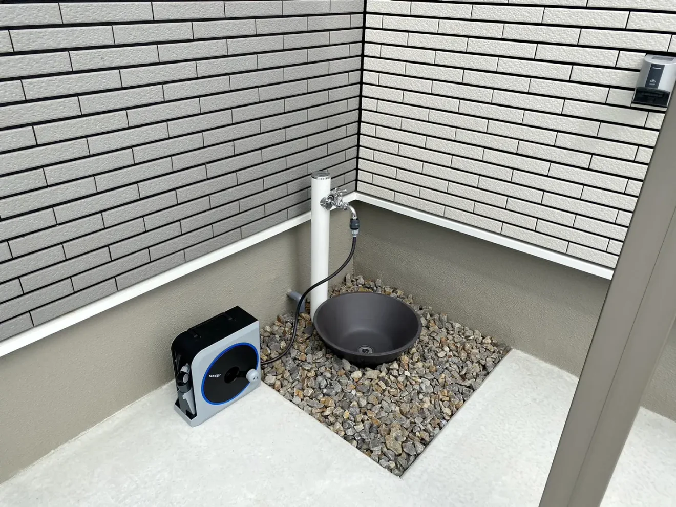 写真：立水栓 - 福田造園の施工事例（愛知県岡崎市）