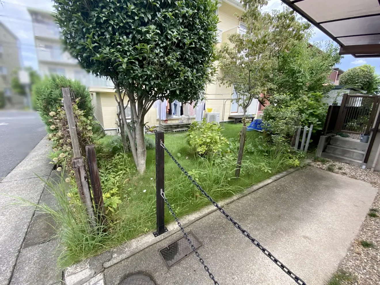 写真：リフォーム前の外構01 - 福田造園の施工事例（愛知県名古屋市）