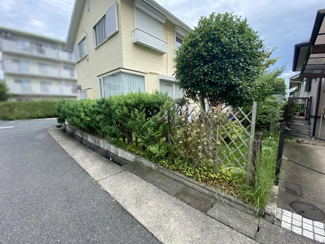 写真：リフォーム前の外構02 - 福田造園の施工事例（愛知県名古屋市）