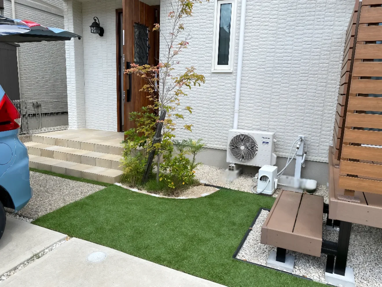 写真：植栽と人工芝 - 福田造園の施工事例（愛知県豊田市）