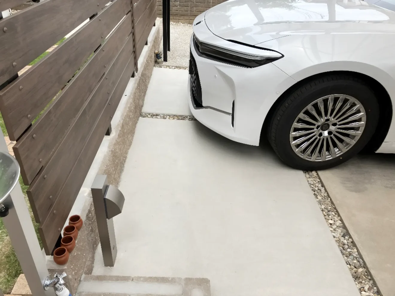 写真：駐車場 - 福田造園の施工事例（愛知県名古屋市）