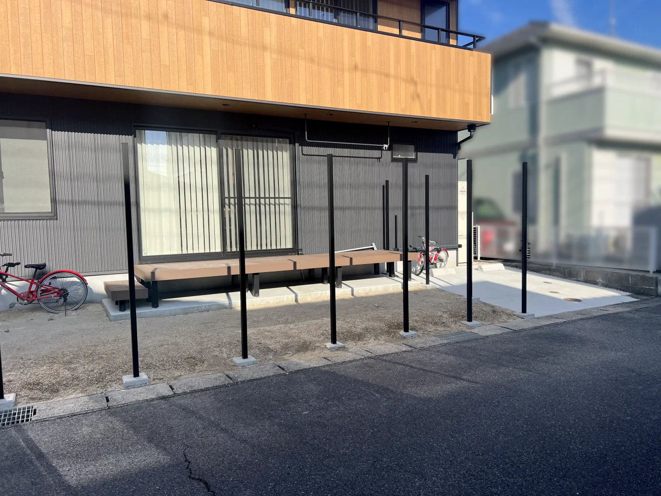 写真：フェンス施工前の庭01 - 福田造園の施工事例（愛知県豊田市）