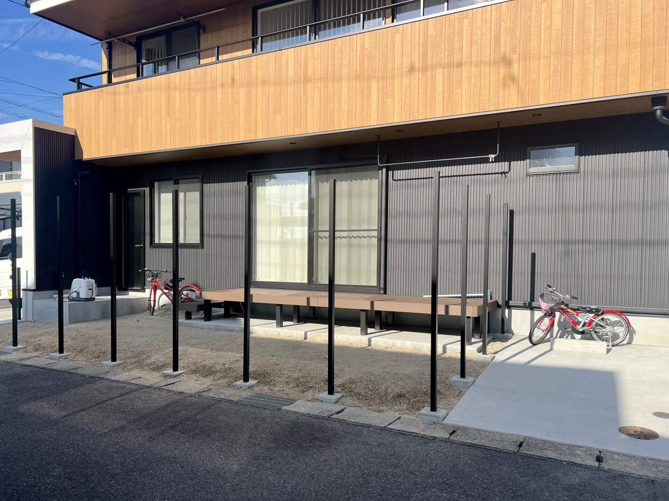 写真：フェンス施工前の庭02 - 福田造園の施工事例（愛知県豊田市）