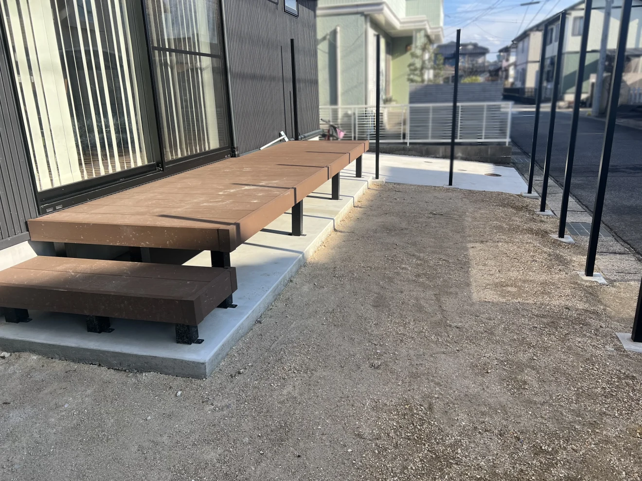 写真：フェンス施工前の庭04 - 福田造園の施工事例（愛知県豊田市）