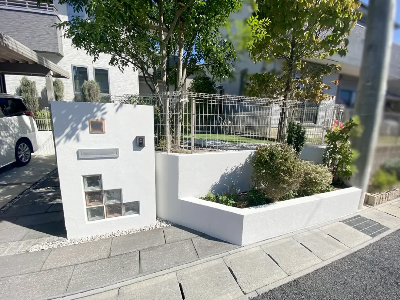 写真：リフォーム後の門塀周り - 福田造園の施工事例（愛知県豊田市）