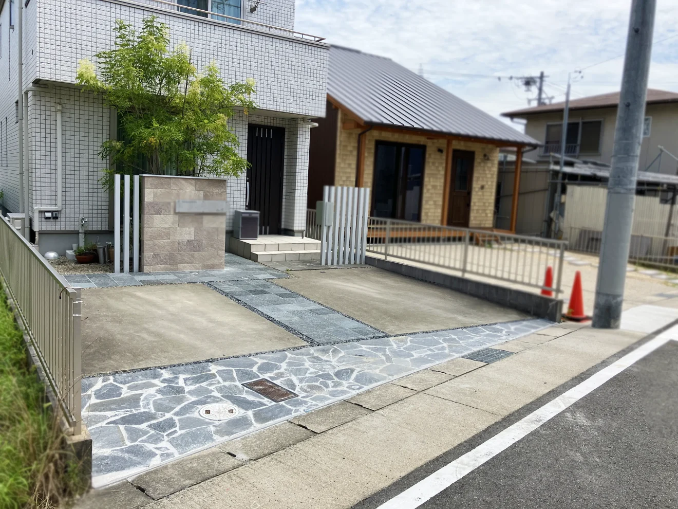 写真：リフォーム後の駐車場 - 福田造園の施工事例（愛知県名古屋市）