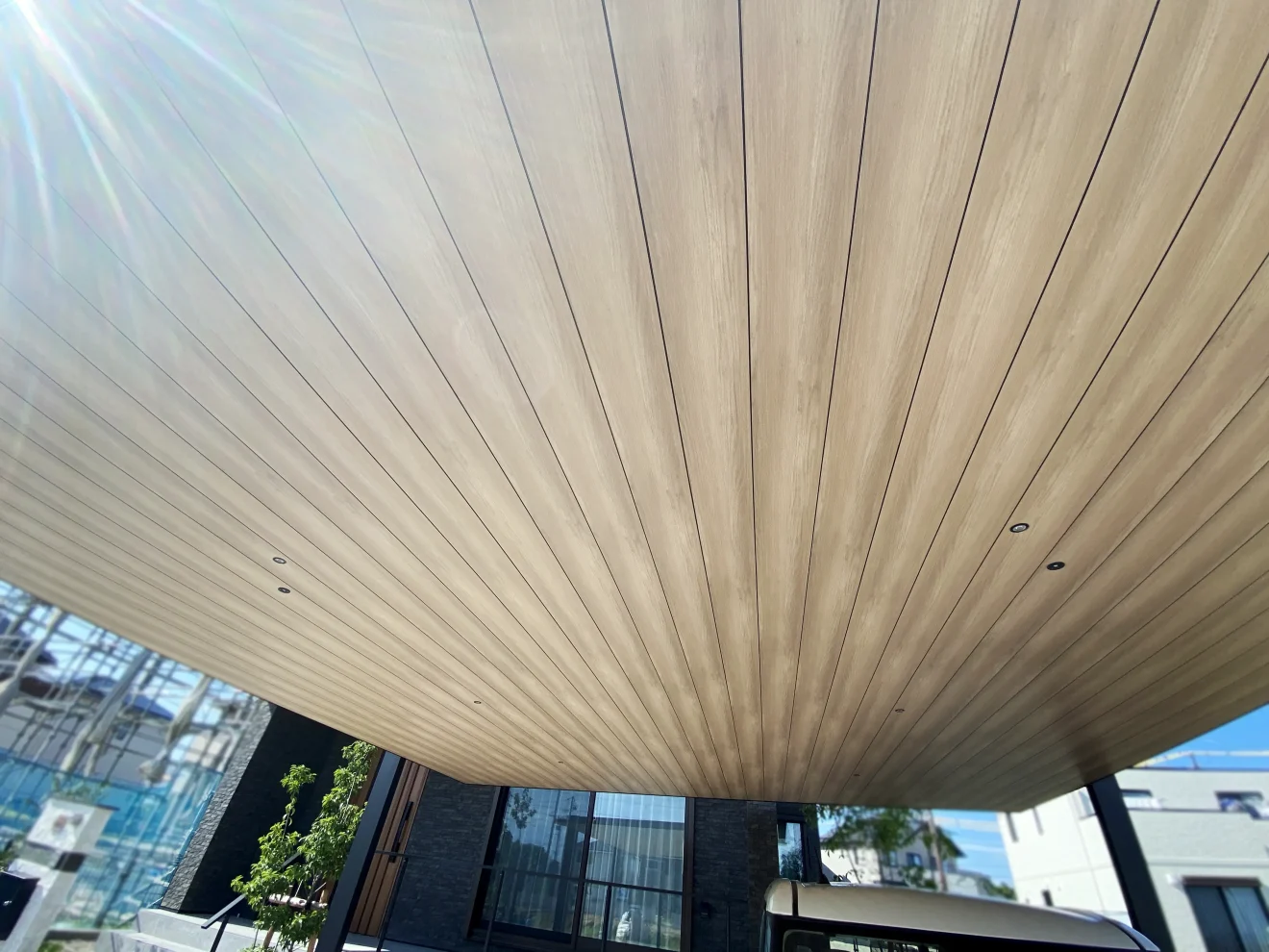 写真：カーポート天井部