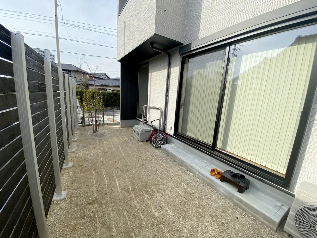 写真：リフォーム前の庭