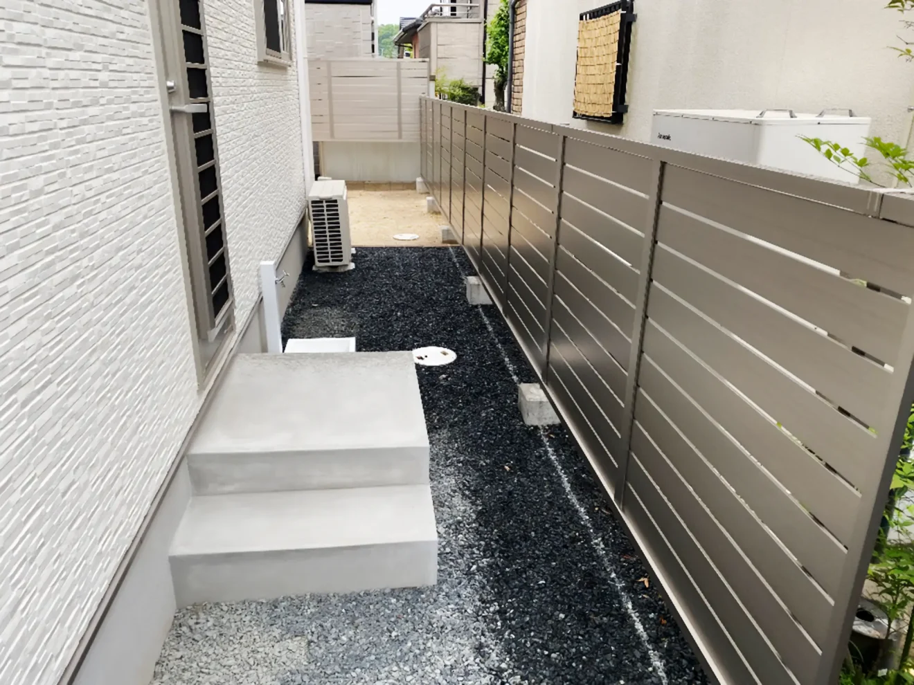 写真：目隠しフェンス - 福田造園の施工事例（愛知県岡崎市）