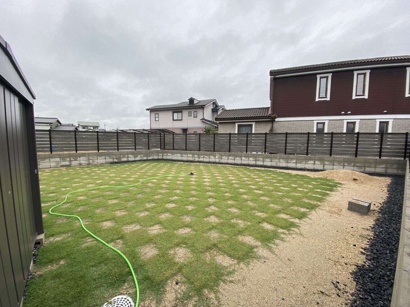 写真：フェンス施工後02 - 福田造園の施工事例（愛知県豊田市）