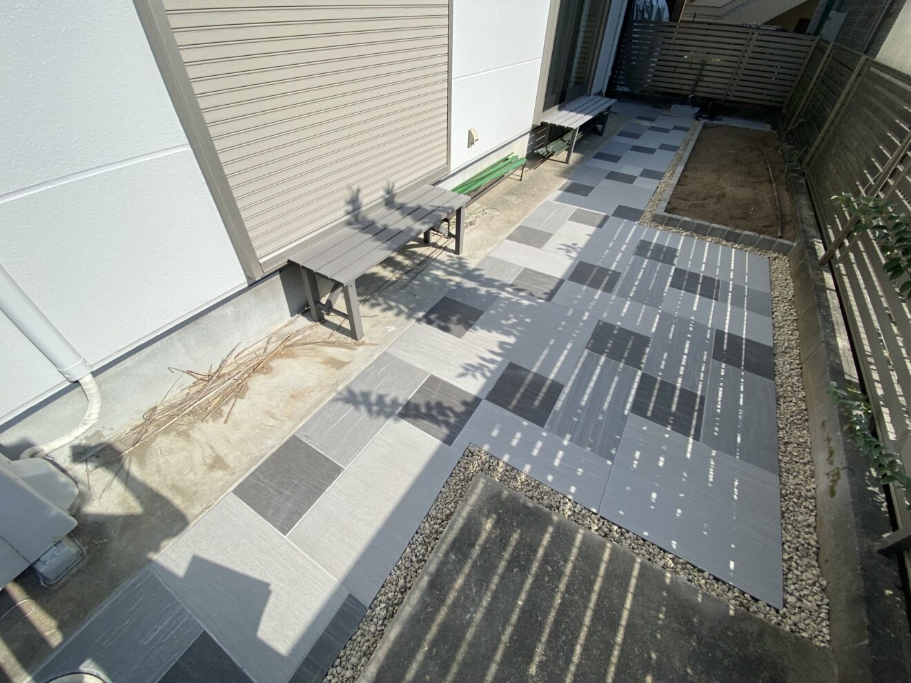 写真：リフォーム後の庭