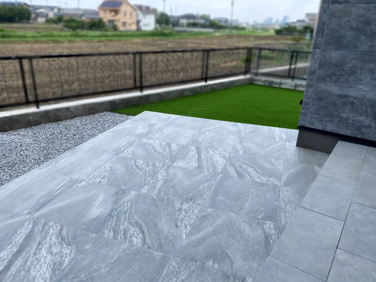 写真：タイルデッキ - 福田造園の施工事例（愛知県安城市）