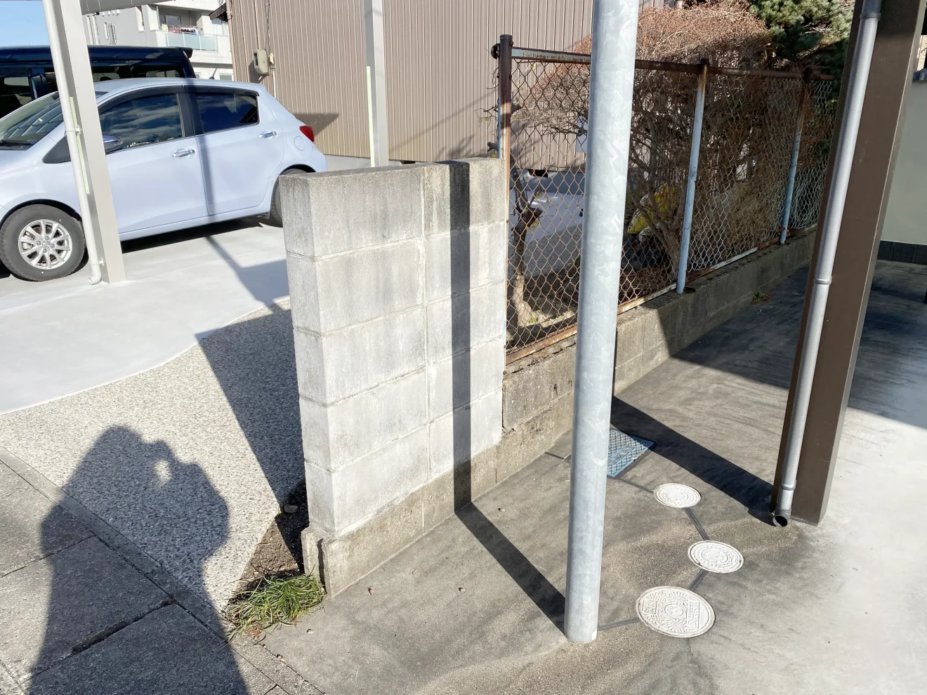 写真：リフォーム前のフェンス01