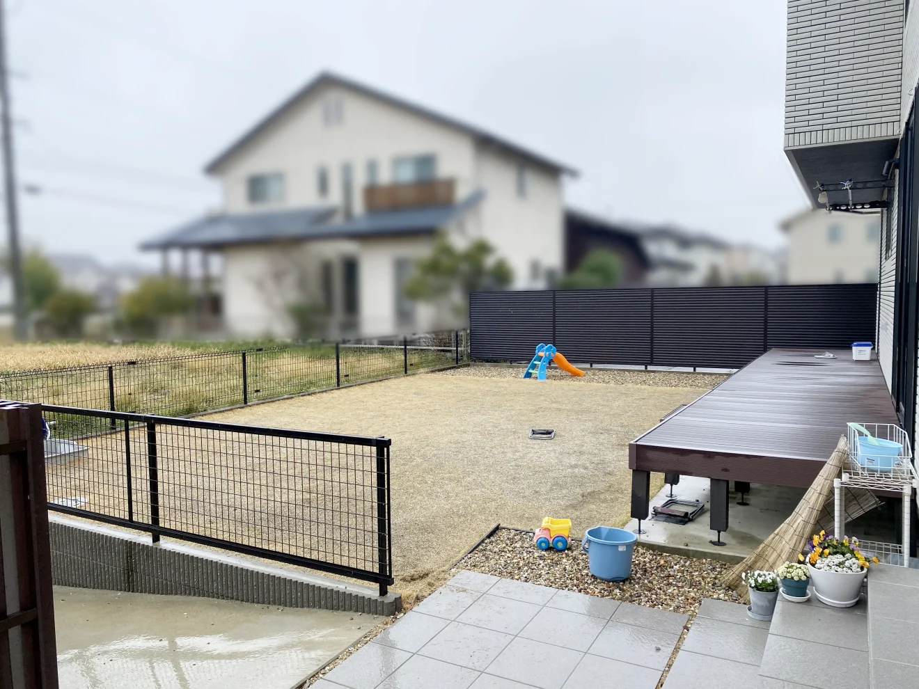 写真：フェンス施工前