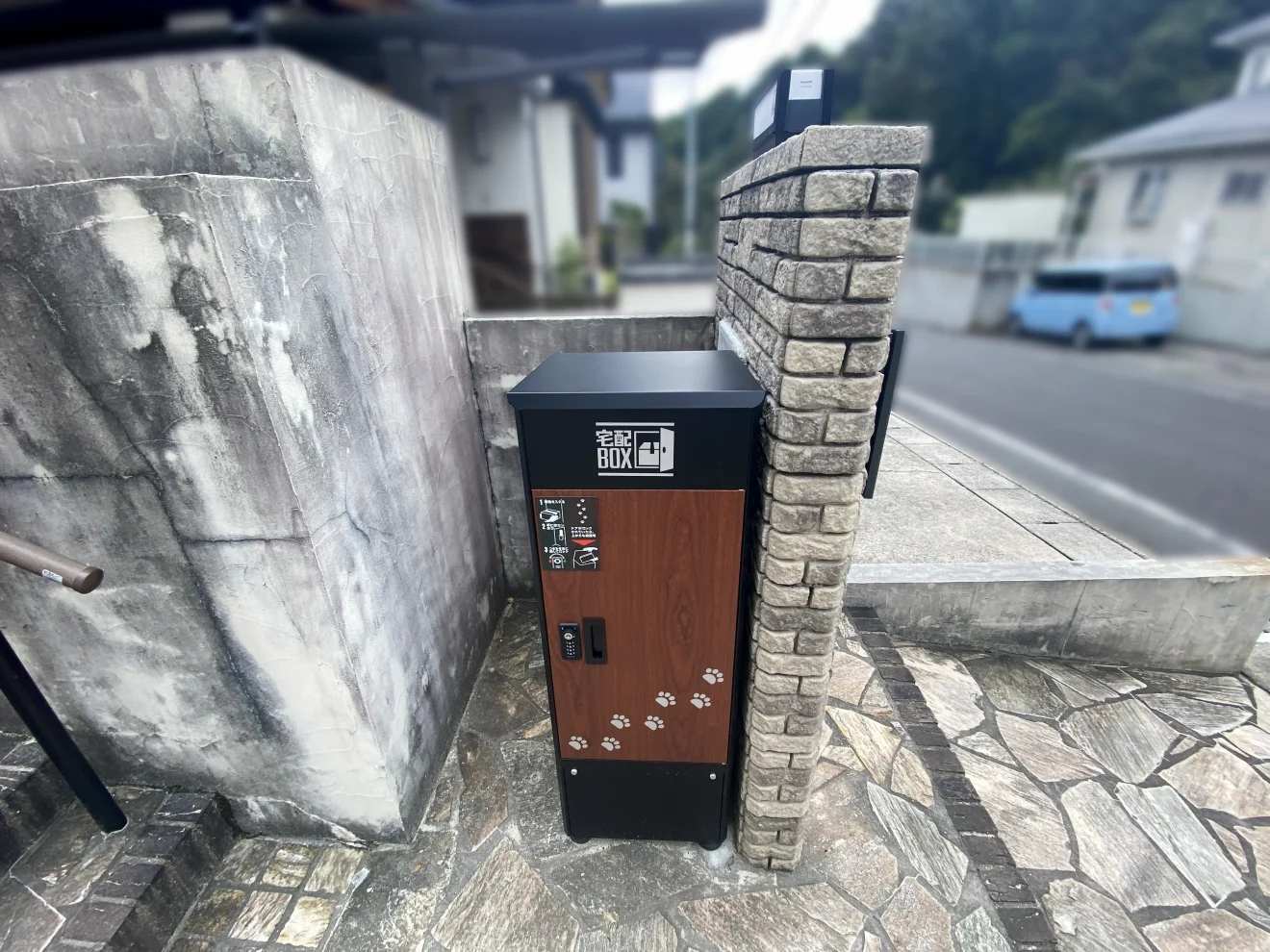 写真：宅配ボックス - 福田造園の施工事例（愛知県豊田市）