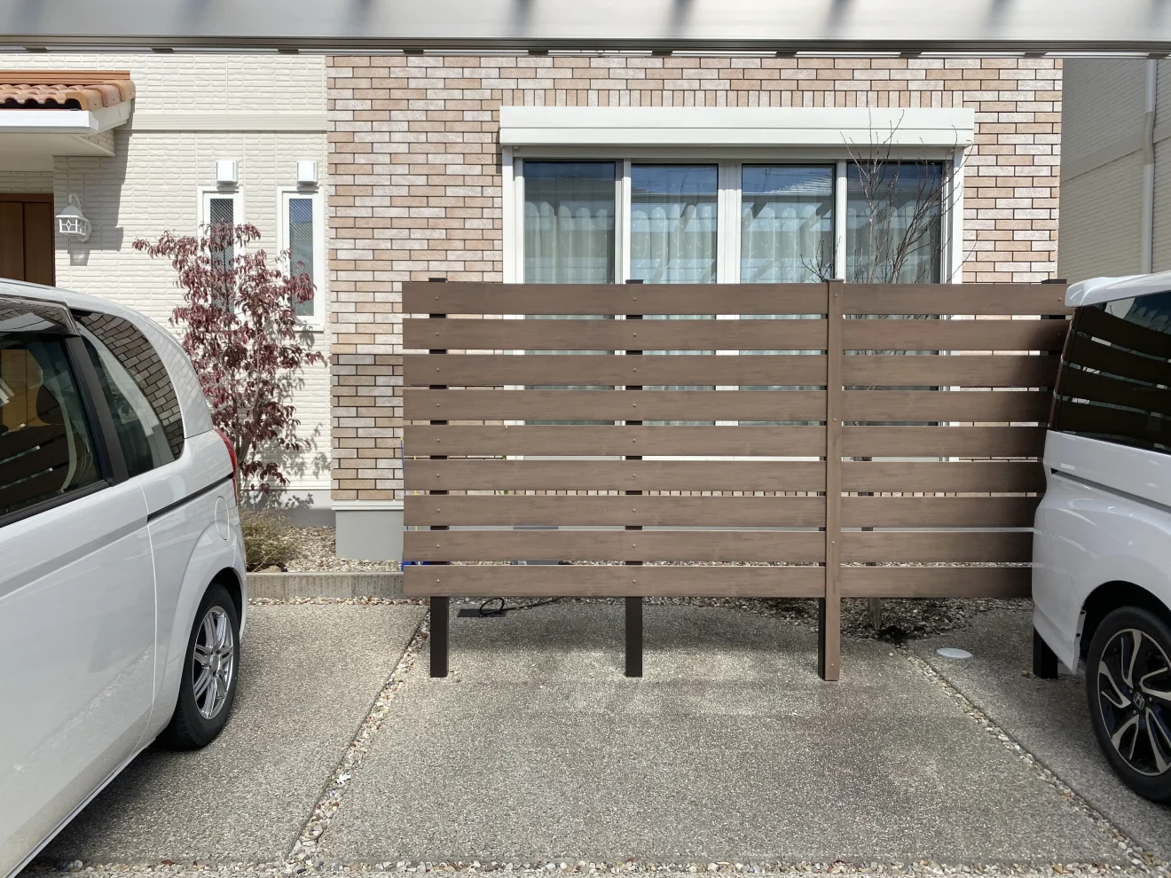 写真：リフォーム前のフェンス - 福田造園の施工事例（愛知県豊田市）