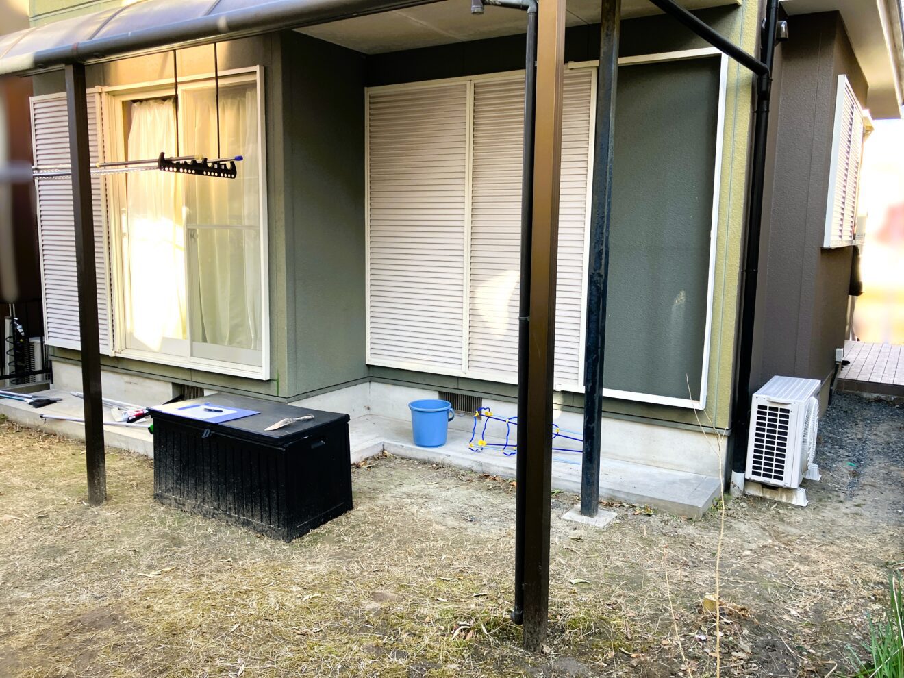 写真：リフォーム前の庭の様子 - 福田造園の施工事例（愛知県名古屋市）