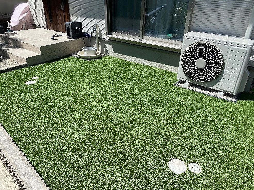 写真リフォーム後の庭01 - 福田造園の施工事例（愛知県岡崎市）