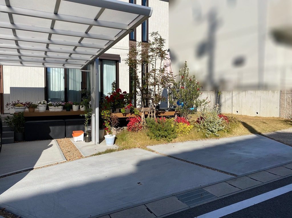 写真：リフォーム前の庭01