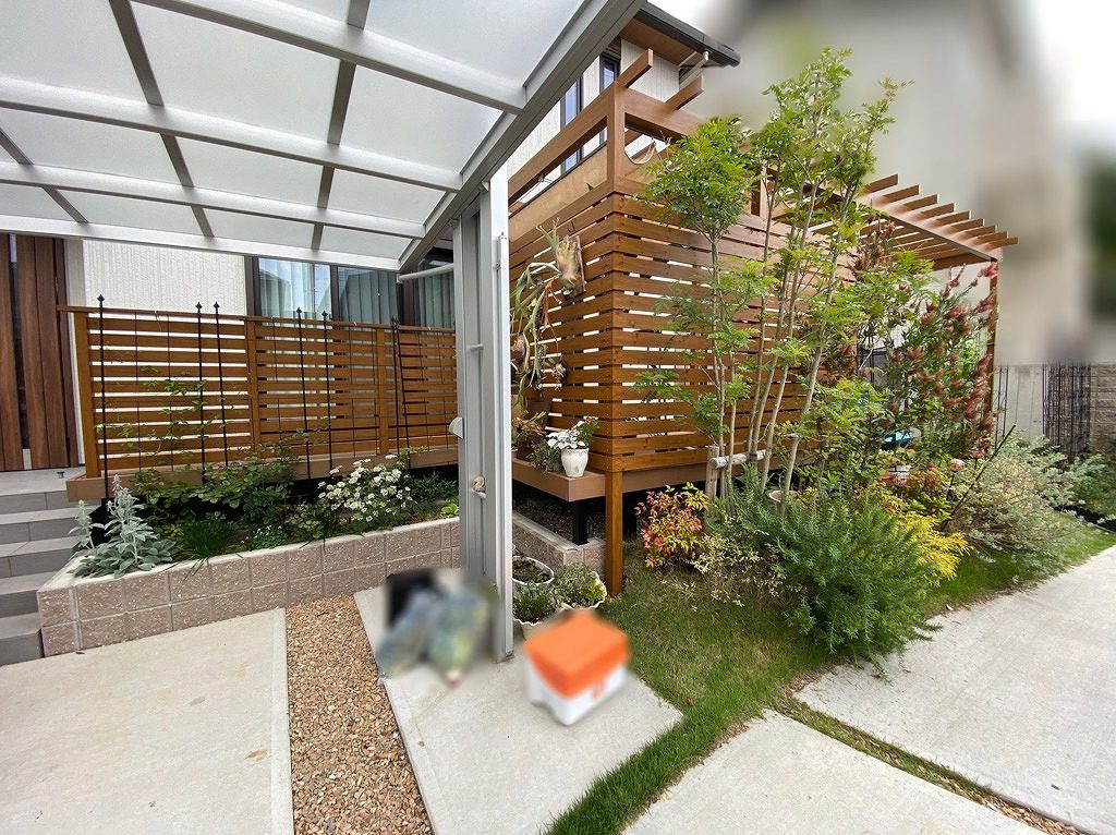 写真：リフォーム後の庭01