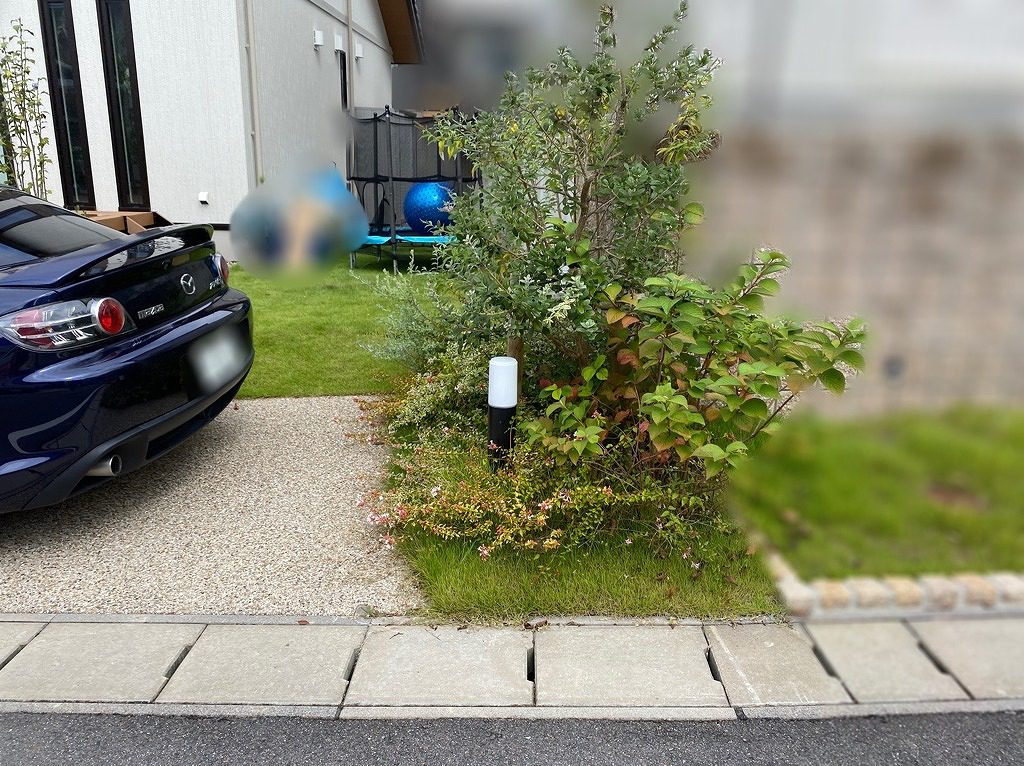 写真：リフォーム前の庭02