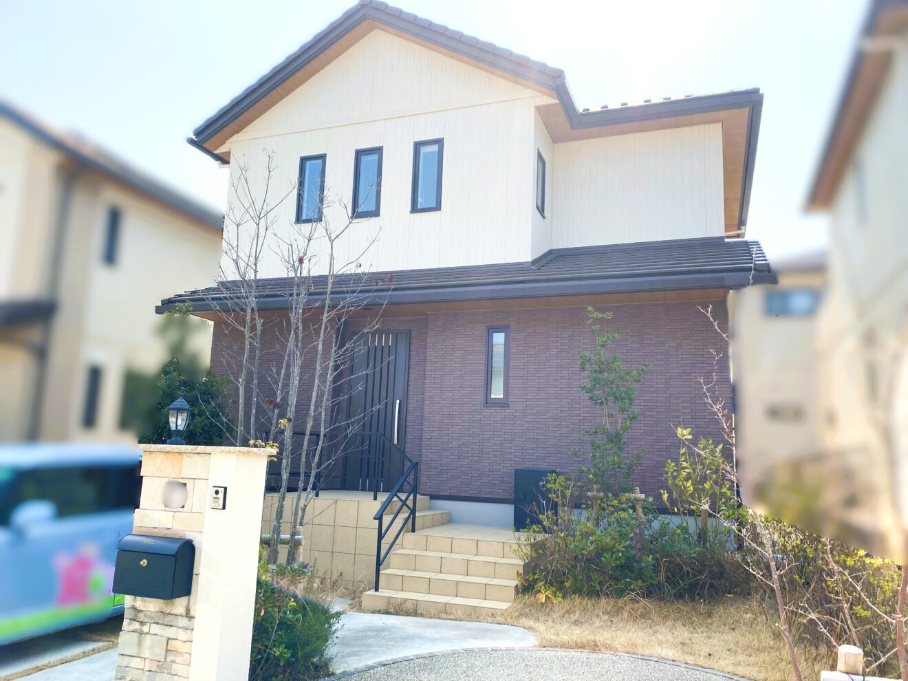 写真：リフォーム前の玄関周り - 福田造園の施工事例（愛知県みよし市）