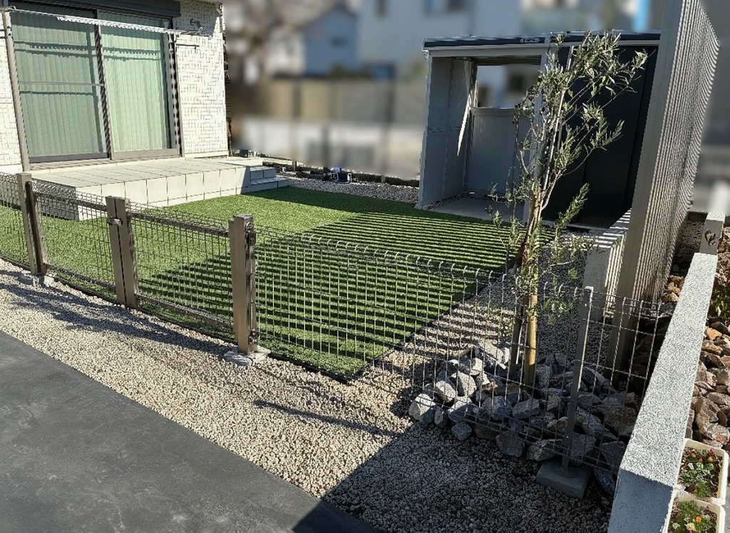 写真：リフォーム後の庭 - 福田造園の施工事例（愛知県岡崎市）