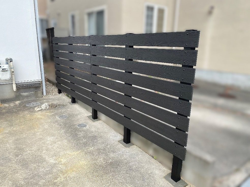 写真：リフォーム後のフェンス01 - 福田造園の施工事例（愛知県岡崎市）