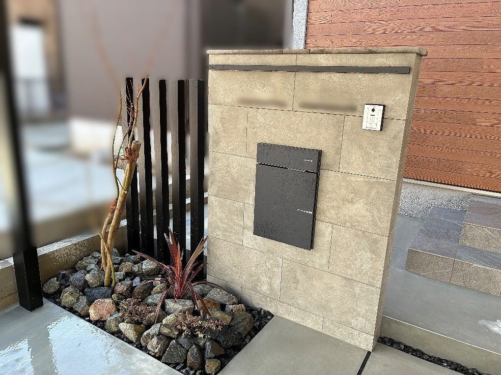 写真：門塀周りと植栽 - 福田造園の施工事例（愛知県安城市）