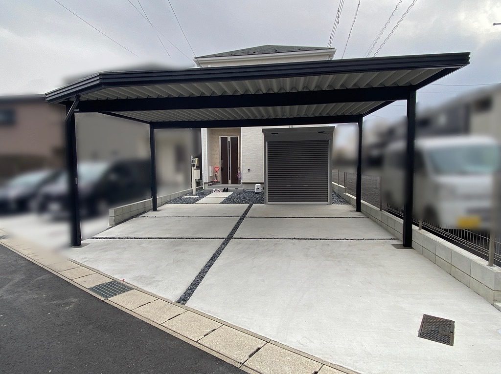 写真：カーポート - 福田造園の施工事例（愛知県豊田市）