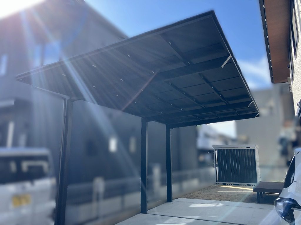 写真：カーポート - 福田造園の施工事例（愛知県豊田市）