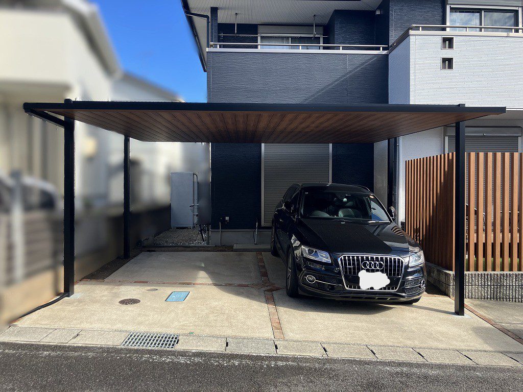 写真：カーポート - 福田造園の施工事例（愛知県豊田市）