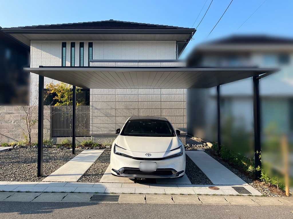 写真：カーポート - 福田造園の施工事例（愛知県長久手市）