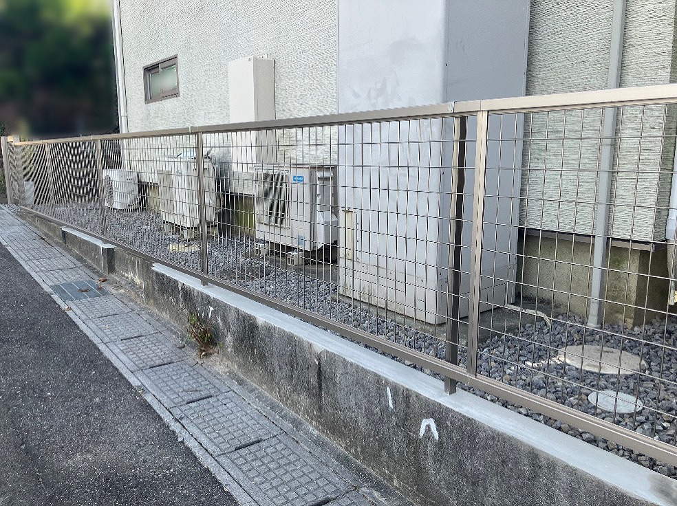 写真：リフォーム後のフェンス01 - 福田造園の施工事例（愛知県みよし市）