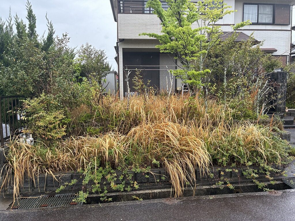 写真：リフォーム前の庭01 - 福田造園の施工事例（愛知県岡崎市）