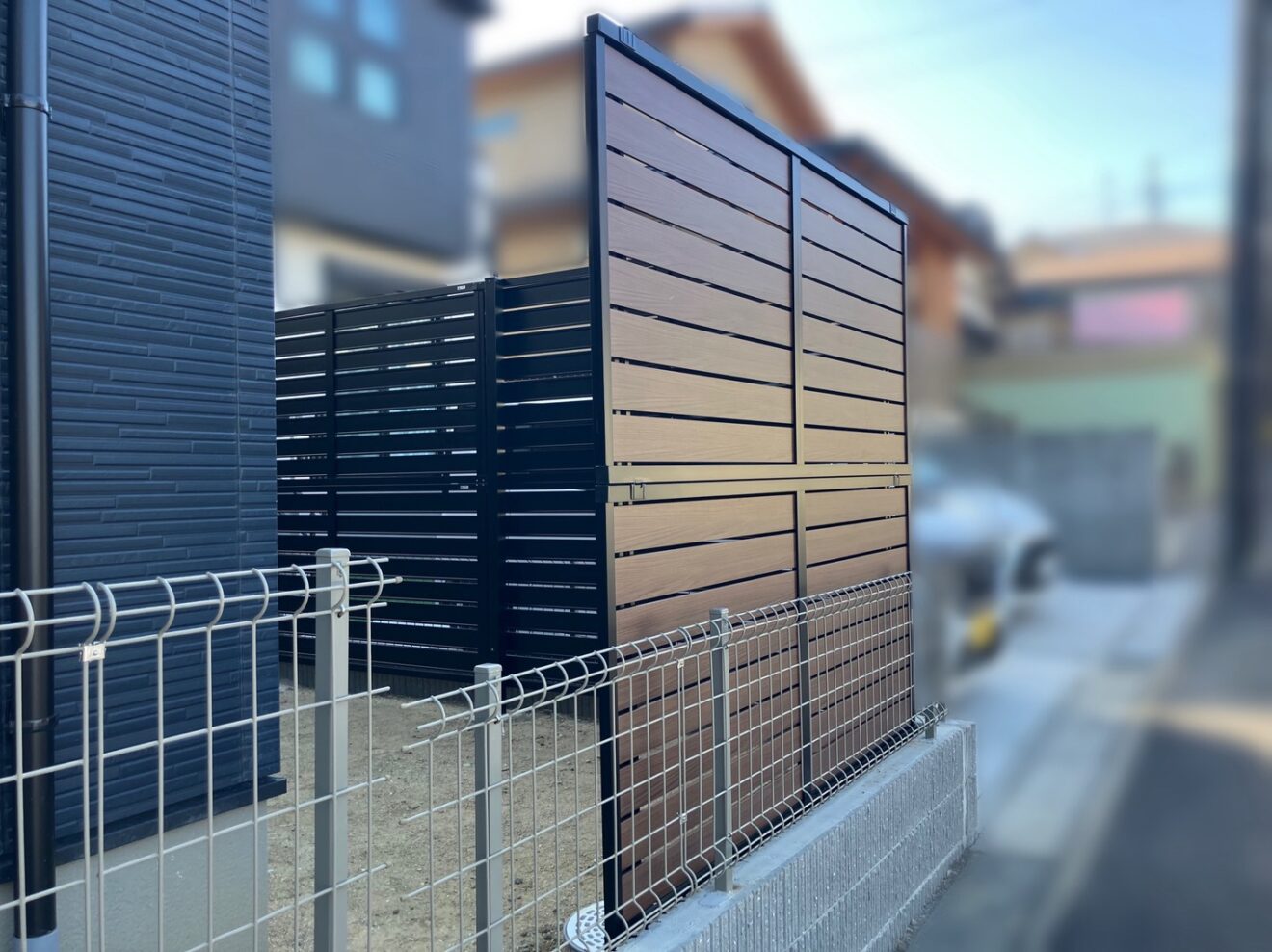写真：リフォーム後のフェンス03 - 福田造園の施工事例（愛知県愛知郡）