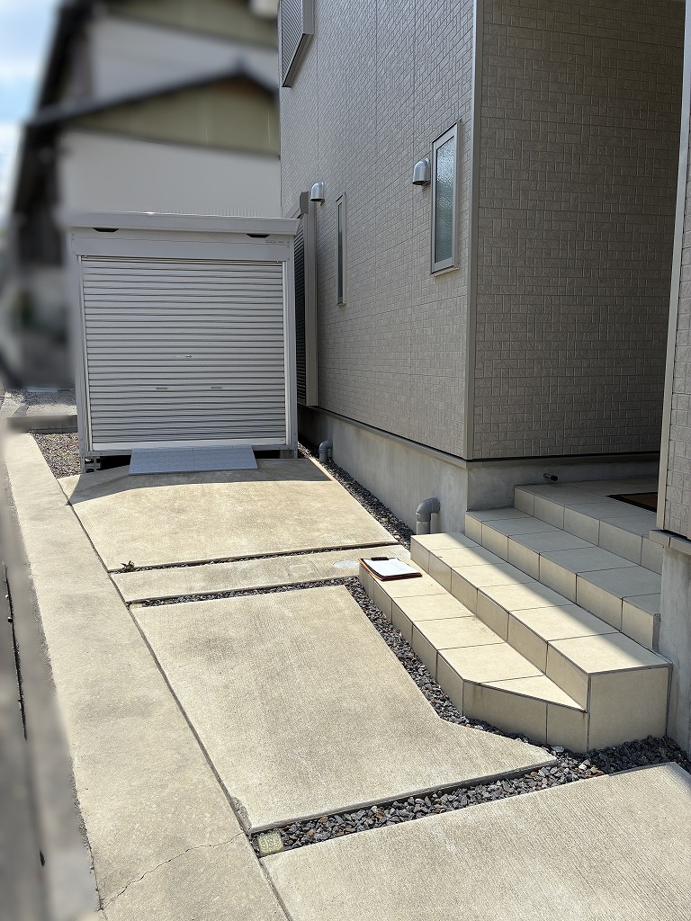 写真：リフォーム前の外構03 - 福田造園の施工事例（愛知県岡崎市）