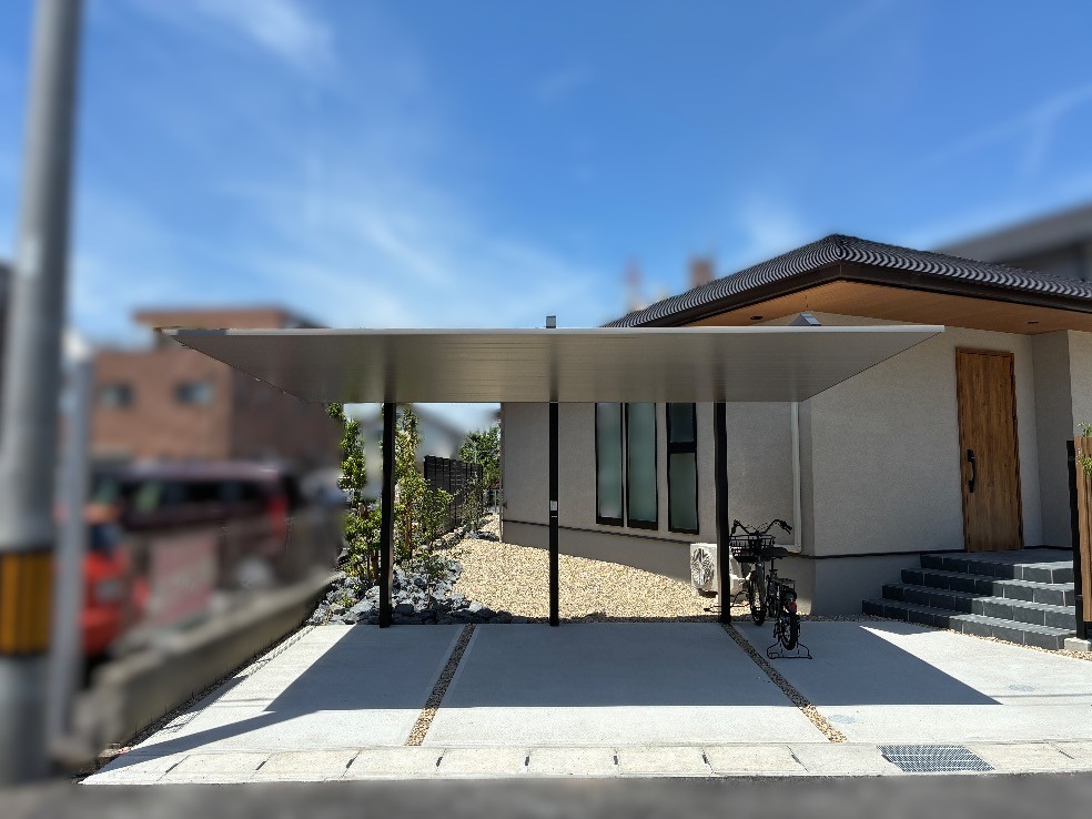 写真：新築外構工事後04 - 福田造園の施工事例（愛知県刈谷市）