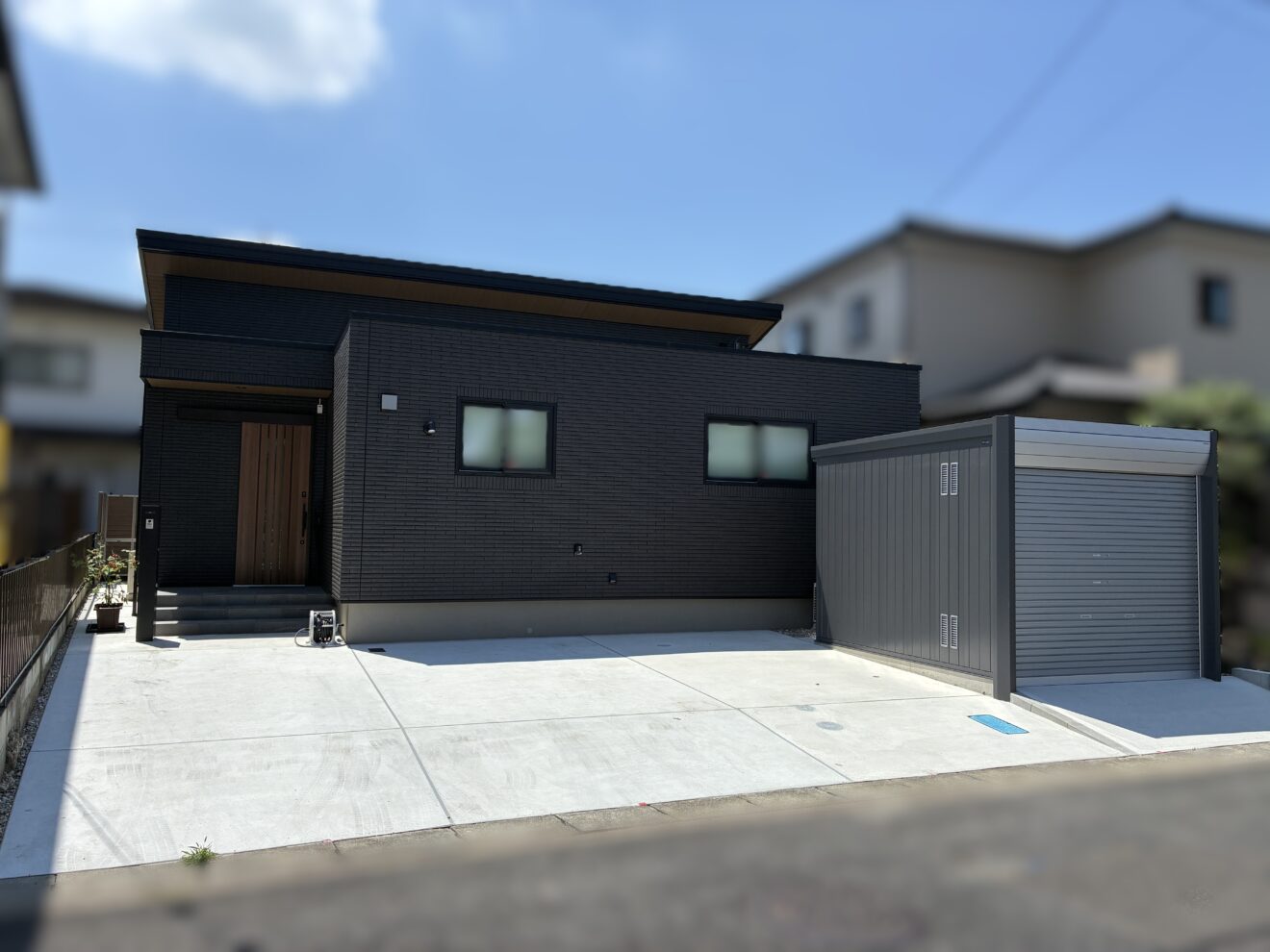 写真：新築外構工事後01 - 福田造園の施工事例（愛知県豊田市）