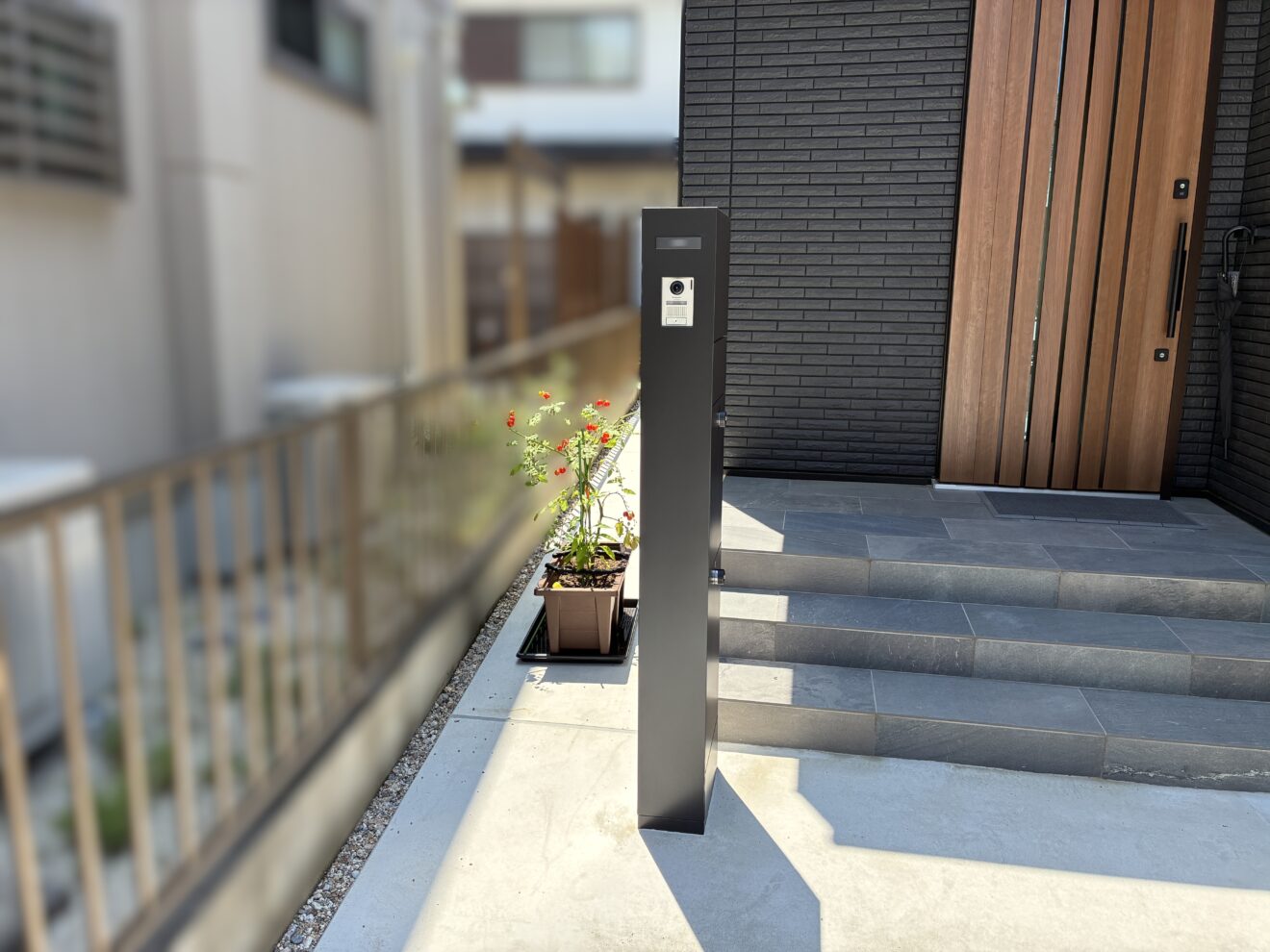 写真：新築外構工事後02 - 福田造園の施工事例（愛知県豊田市）