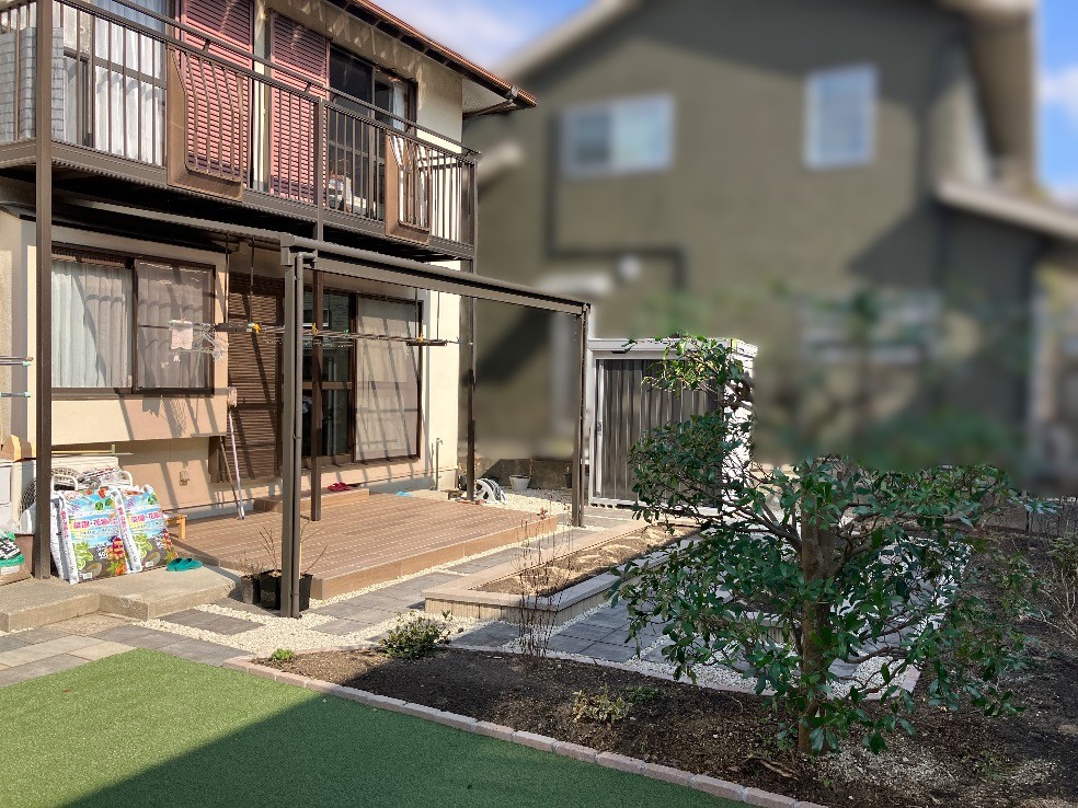 写真：リフォーム後の庭01 - 福田造園の施工事例（愛知県豊田市）